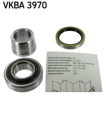 SKF VKBA 3970 Wheel bearing kit with shaft seal, 72 mm