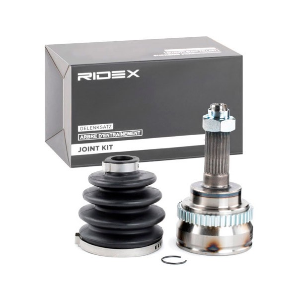 RIDEX 5J0162 Joint kit, drive shaft Front Axle, Wheel Side, for vehicles with ABS