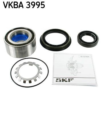 SKF VKBA 3995 Wheel bearing kit with shaft seal, 80 mm