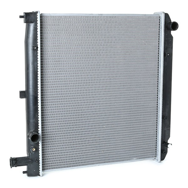 RIDEX 470R0104 Engine radiator Aluminium, for vehicles with/without air conditioning, Manual Transmission