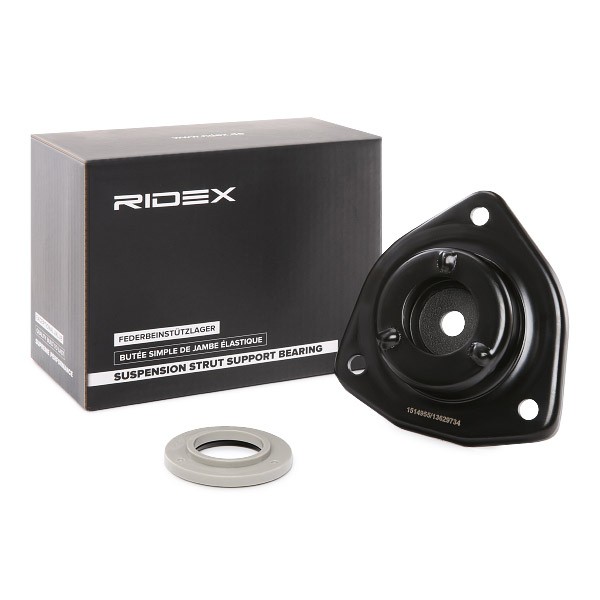RIDEX 1180S0026 Top strut mount Front Axle, with bearing(s)