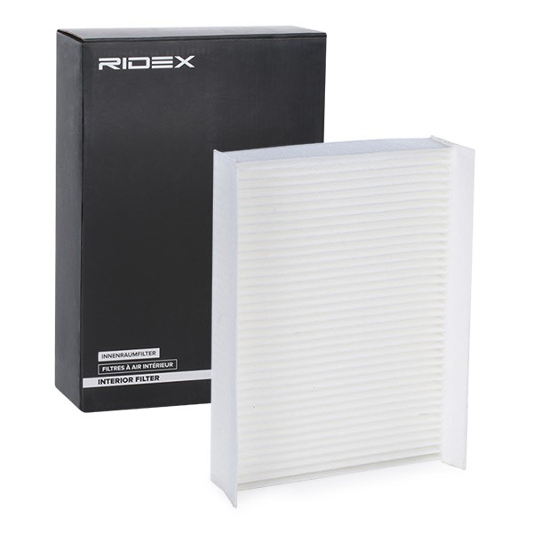 424I0274 RIDEX Pollenfilter Breite: 222mm, Höhe: 31mm, Länge: 157mm Innenraumfilter 424I0274 günstig kaufen