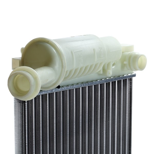 RIDEX 470R0270 Engine radiator Aluminium, Plastic, for vehicles with/without air conditioning, Manual Transmission
