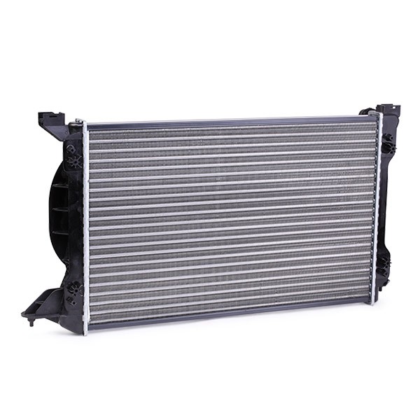 RIDEX 470R0346 Engine radiator Aluminium, Plastic, for vehicles with/without air conditioning, Manual Transmission