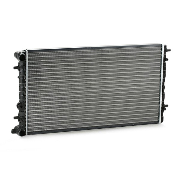 RIDEX 470R0354 Engine radiator Aluminium, Plastic, for vehicles with/without air conditioning, Manual-/optional automatic transmission
