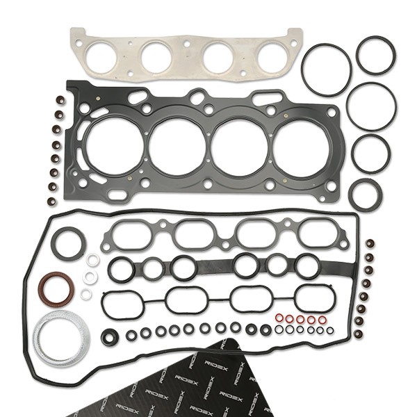 319G0053 RIDEX Head gasket set MERCEDES-BENZ with cylinder head gasket, with valve stem seals, without exhaust pipe gasket