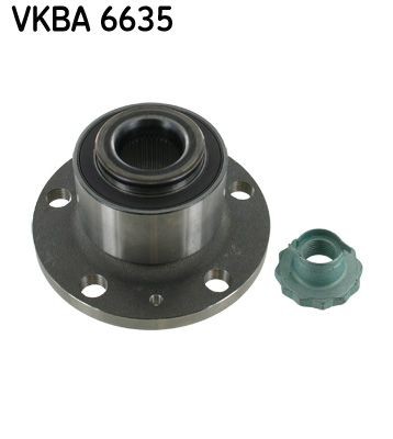 Original SKF VKN 600 Wheel bearing kit VKBA 6635 for SKODA FABIA