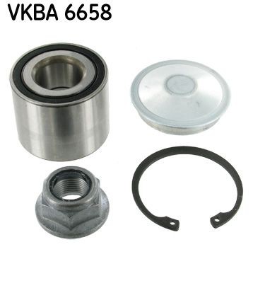 Original SKF Wheel bearing kit VKBA 6658 for DACIA LOGAN
