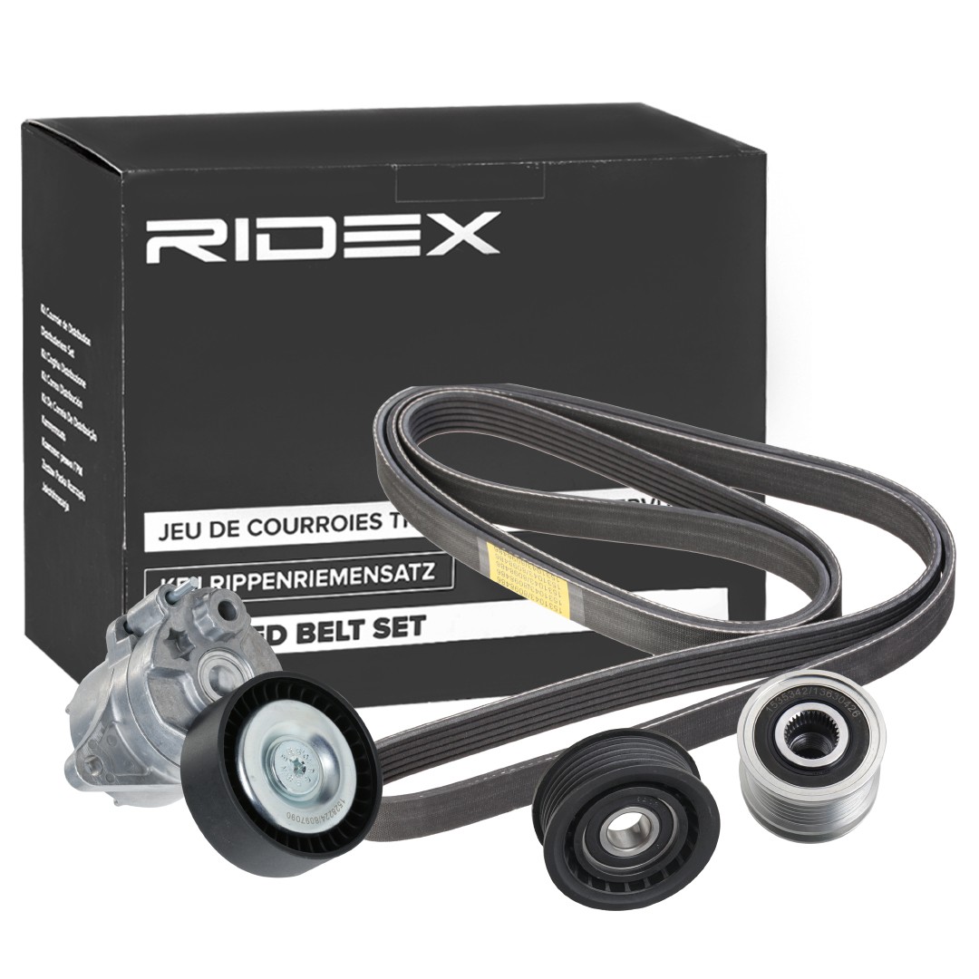 RIDEX 542R0035 Cinghia poly-v MERCEDES-BENZ Sprinter 4-T Camion pianale/Telaio (W904) 416 CDI 4x4 156 CV Diesel 2006
