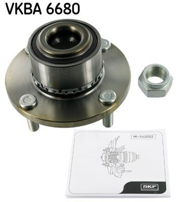 SKF VKBA 6680 Wheel bearing MITSUBISHI COLT 2001 in original quality