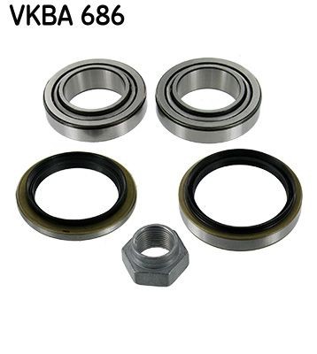 Ford FIESTA Wheel hub bearing kit 1363109 SKF VKBA 686 online buy