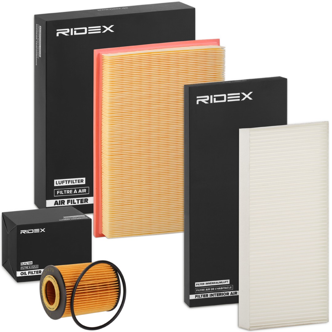RIDEX 3 filters, Filter Insert, Pollen Filter, Multi-piece Filter set 4055F0021 buy