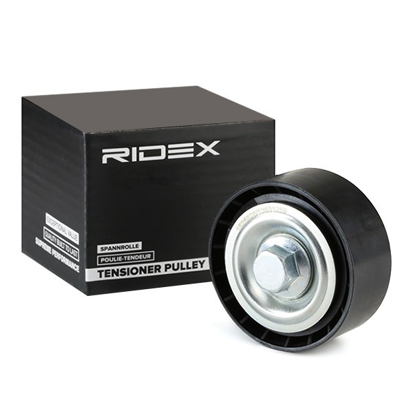 RIDEX 310T0139 Tensioner pulley with attachment material, with screw