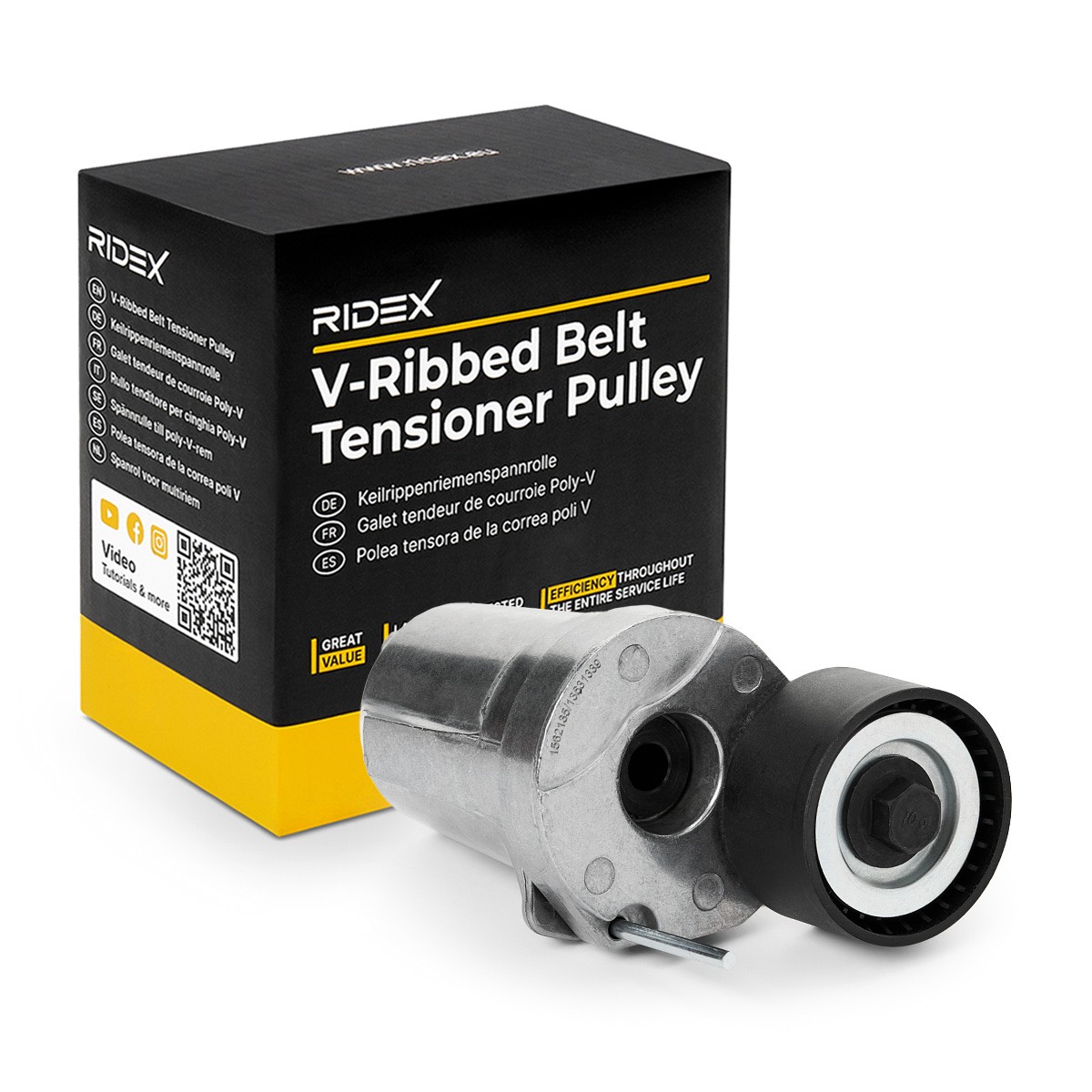 RIDEX 310T0265 Tensioner pulley