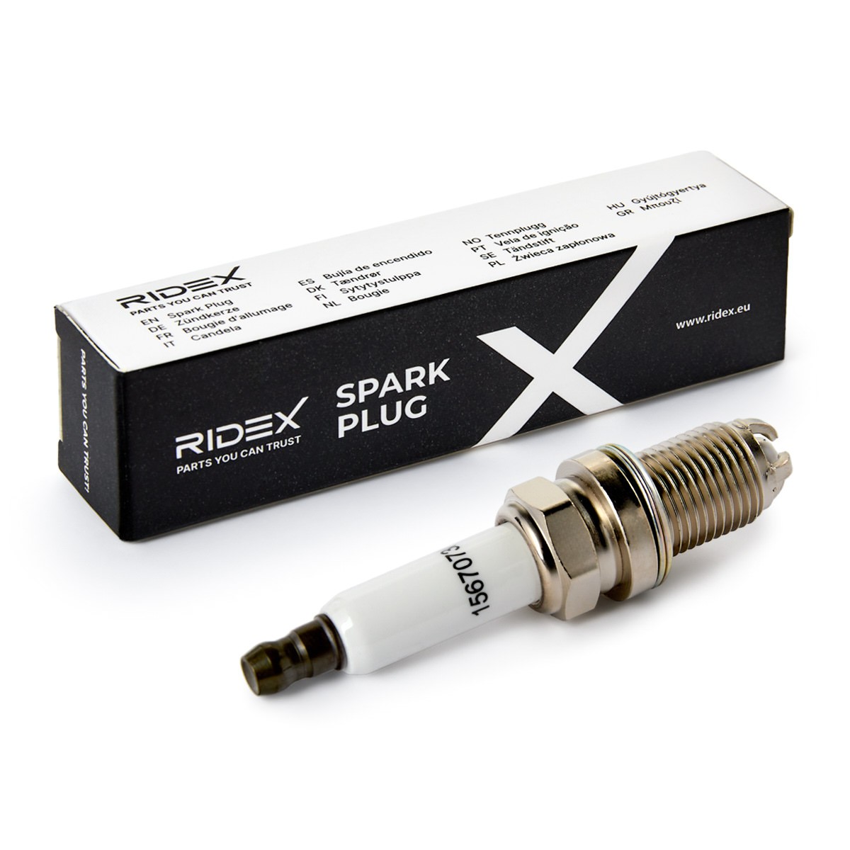 RIDEX M14x1,25, Spanner Size: 16 mm Electrode distance: 1,6mm Engine spark plug 686S0055 buy