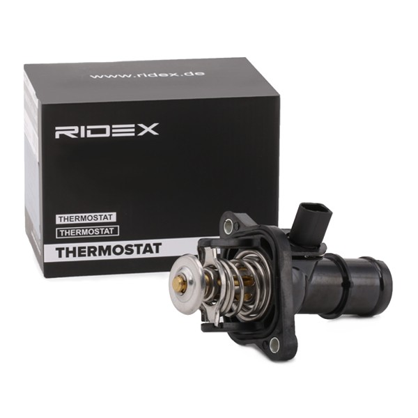 RIDEX 316T0127 Engine thermostat Opening Temperature: 105°C, with seal, Plastic, for integrated housing
