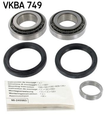 SKF VKBA 749 Wheel bearing kit with shaft seal, 62 mm