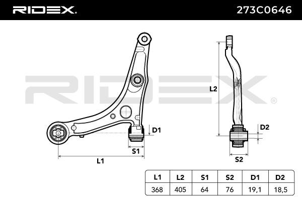 RIDEX Wishbone 273C0646