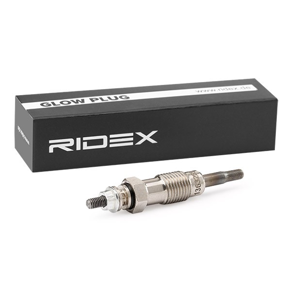 RIDEX 243G0077 Glow plug 11V M 12 x 1,25, Pencil-type Glow Plug, after-glow capable, Length: 66 mm, 15 Nm, 63
