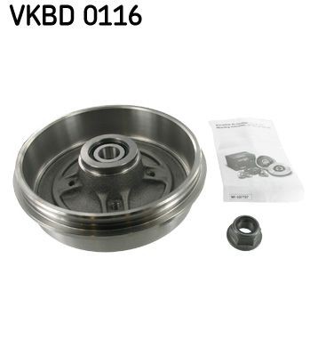 Original SKF VKBA 3525 Drum brakes set VKBD 0116 for RENAULT TWINGO