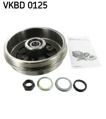 Original VKBD 0125 SKF Drum brake kit RENAULT