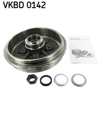 VKBD 0142 SKF Drum brake kit RENAULT with integrated wheel bearing, Ø: 247mm