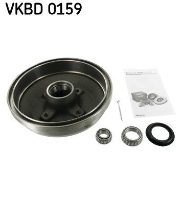VKBA 944 SKF with integrated wheel bearing, Ø: 228mm Drum Brake VKBD 0159 buy