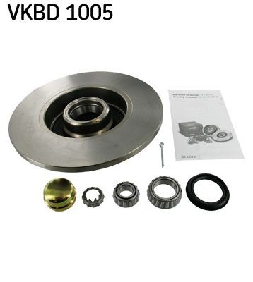 VKBA 529 SKF 226x10mm, solid Ø: 226mm, Brake Disc Thickness: 10mm Brake rotor VKBD 1005 buy