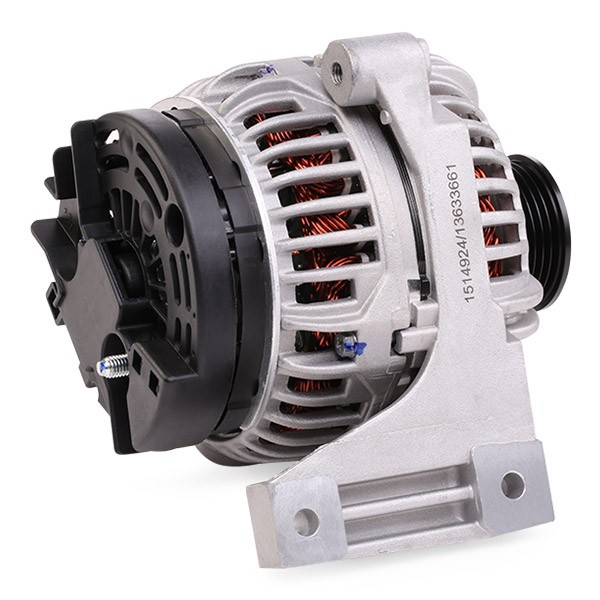 RIDEX 4G0235 Alternators 14V, 120A, M8 B+ 6.4mm D+, excl. vacuum pump, Ø 56 mm, with integrated regulator