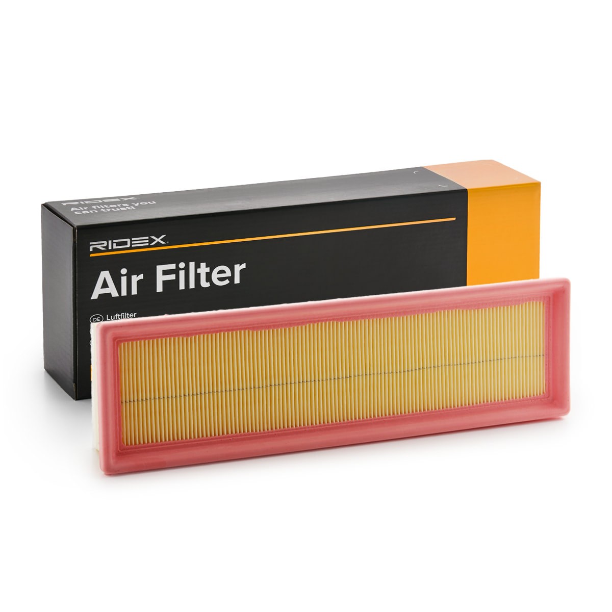 RIDEX 8A0628 Air filter 59mm, 97mm, 327mm, rectangular, Foam, Air Recirculation Filter, with pre-filter