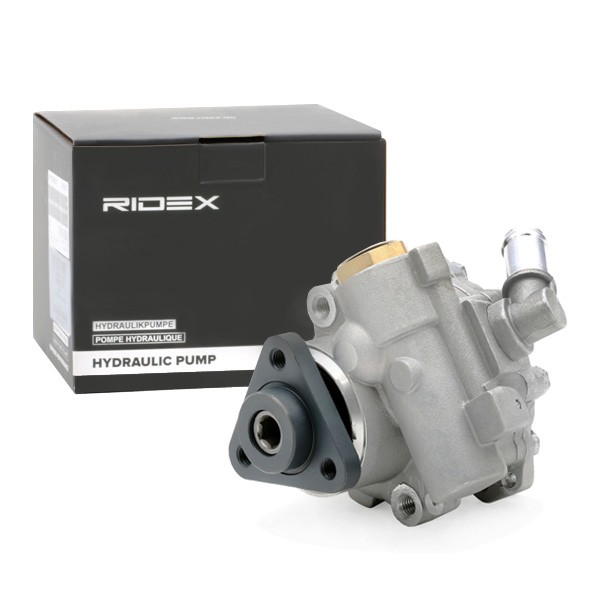 RIDEX 12H0087 Power steering pump Hydraulic, 110 bar, M16x1,5, 90 l/h, triangular, Vane Pump, for left-hand/right-hand drive vehicles