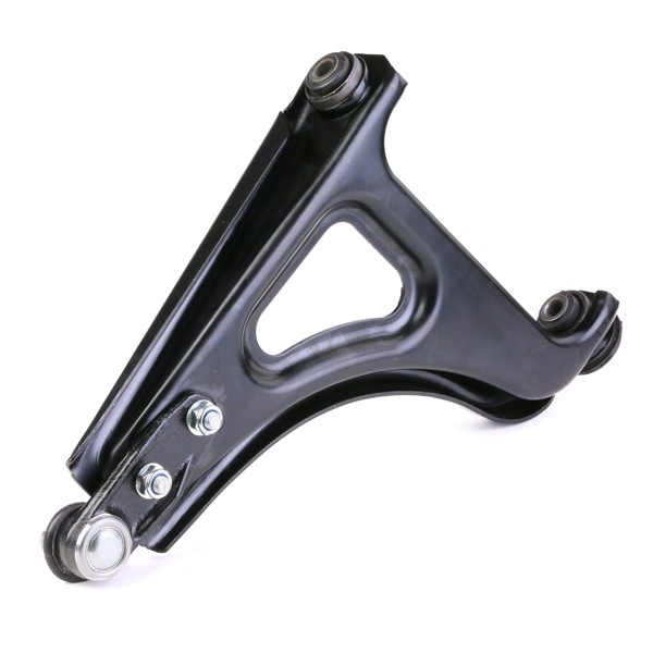 RIDEX 273C0734 Suspension control arm with ball joint, with rubber mount, Lower, Front Axle Right, Control Arm, Sheet Steel, Cone Size: 16 mm