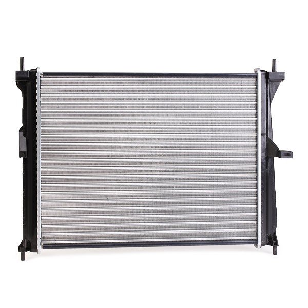 RIDEX 470R0745 Engine radiator Aluminium, 495 x 416 x 24 mm, without frame, Mechanically jointed cooling fins