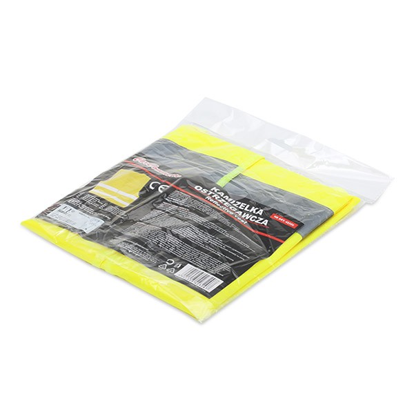autogadget® Warnweste ISO20471 gelb mit Vertikalstreifen