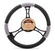 61127 Steering wheel protectors Black, Grey, Ø: 37-38cm, Leatherette from CARCOMMERCE at low prices - buy now!