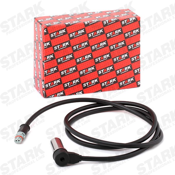 STARK Front axle both sides, Rear Axle both sides, 2-pin connector, 1300mm, 40mm, round Number of pins: 2-pin connector Sensor, wheel speed SKWSS-0350327 buy