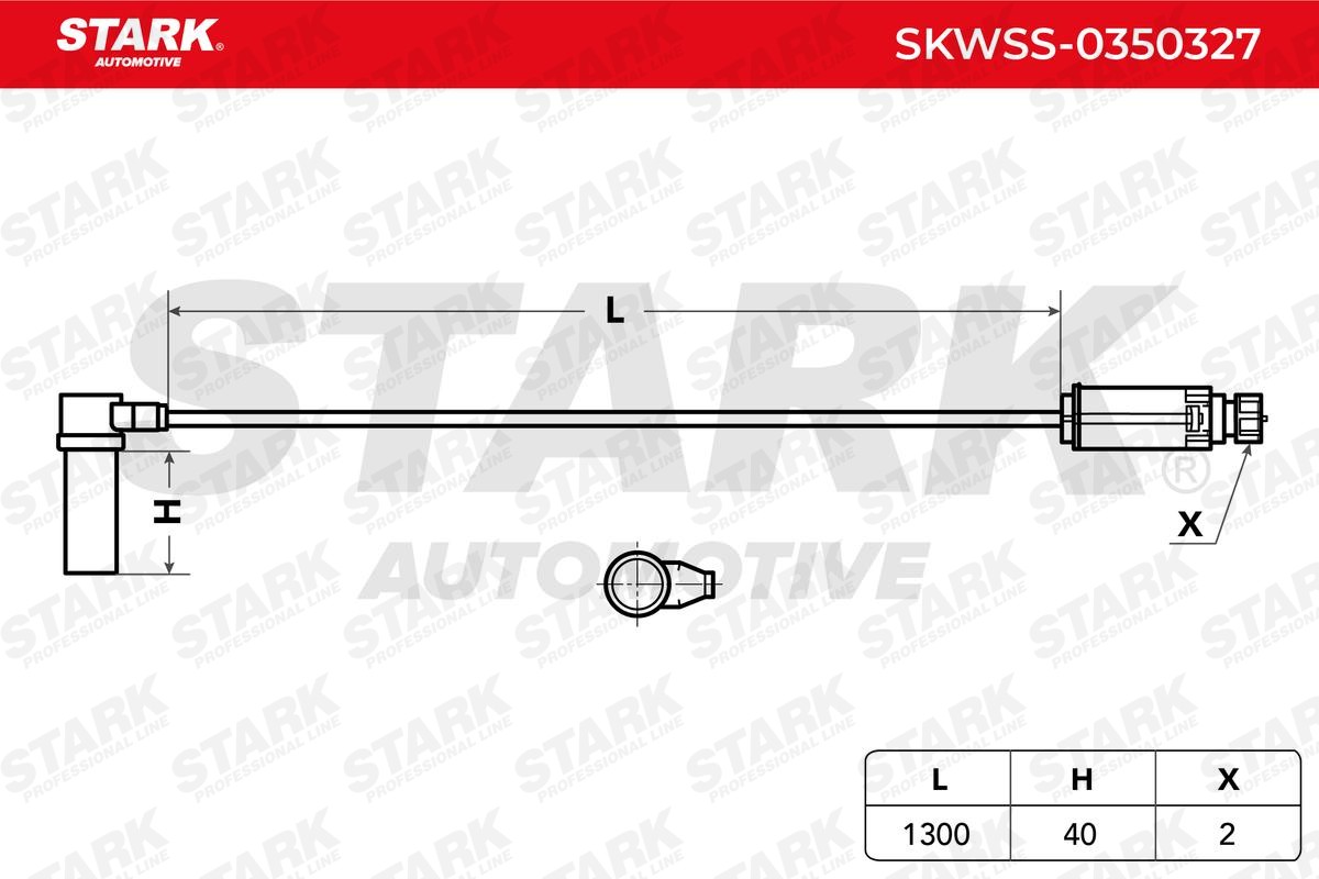 OEM-quality STARK SKWSS-0350327 ABS sensor