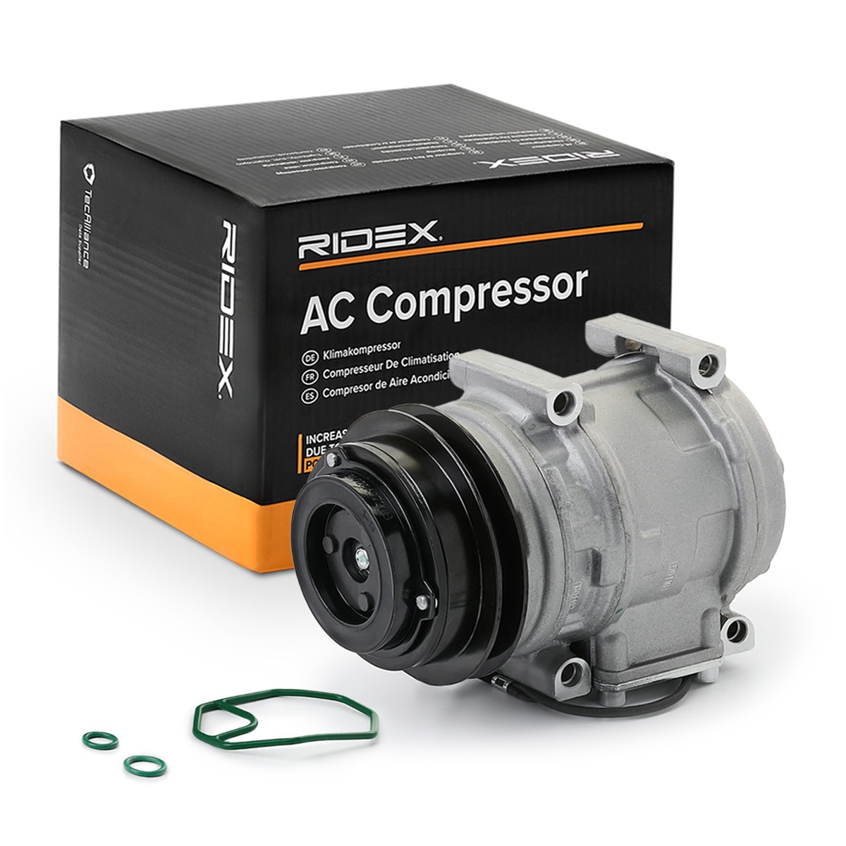 RIDEX Air con compressor 447K0390 for PORSCHE 911