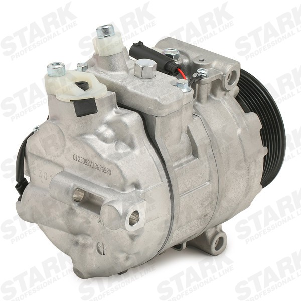 STARK SKKM-0340405 Air conditioner compressor 7SEU17C, 12V, PAG 46, R 134a