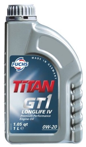 FUCHS TITAN, GT1 LONGLIFE IV 987654320 Engine oil 0W-20, 1l, Synthetic Oil