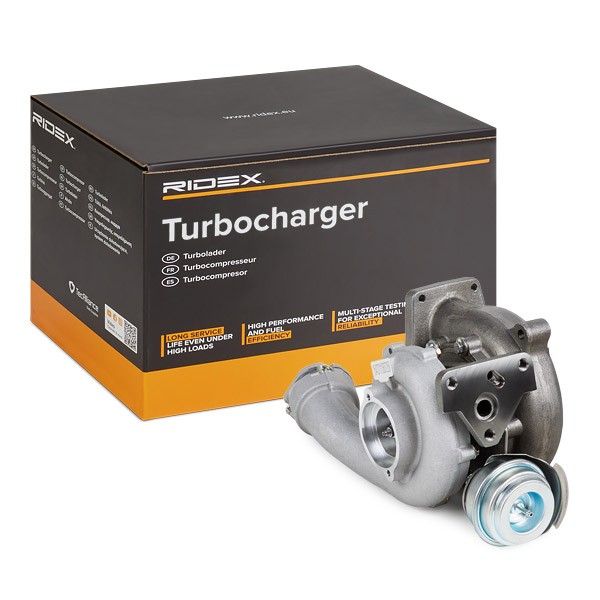 Turbocharger RIDEX Exhaust Turbocharger, Euro 3, Pneumatic, without attachment material - 2234C0130