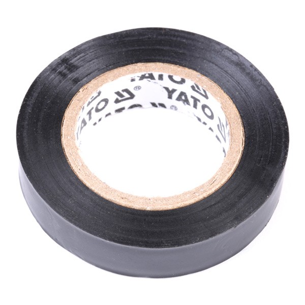 YATO YT-8152 Adhesive Tape 12mm, black, Fabric film, 10m
