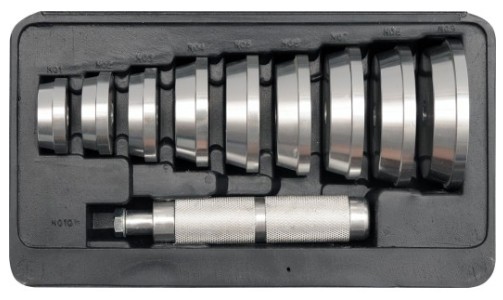 YATO YT-0638 Druckstücksatz, Ein- / Auspresswerkzeug Anzahl Werkzeuge: 10,  Aluminium ▷ AUTODOC Preis und Erfahrung