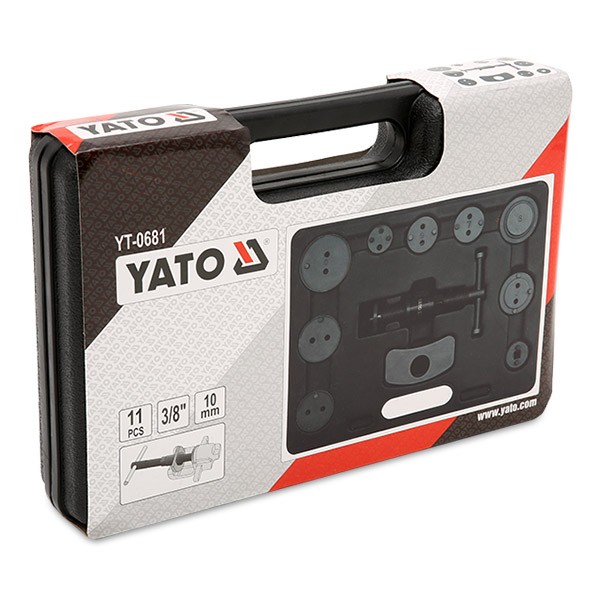 YATO Kit d'outils de rotation / de remise, piston d'étrier de frein YT-0681 repousse