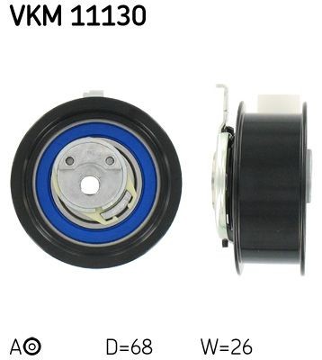 SKF Timing belt idler pulley VW Polo Mk4 new VKM 11130