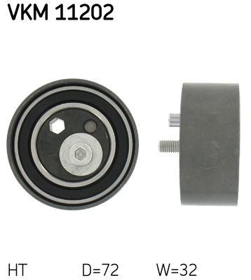 SKF VKM 11202 Timing belt tensioner pulley with fastening material