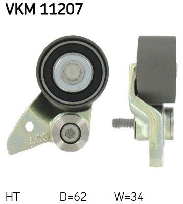 Original VKM 11207 SKF Timing belt tensioner pulley VW