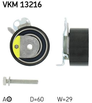 SKF with fastening material Tensioner pulley, timing belt VKM 13216 buy