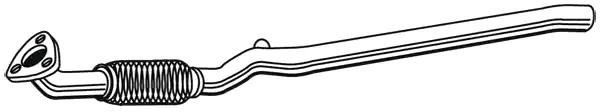 VEGAZ OR-259EB/ERN Exhaust pipes OPEL TIGRA 1999 in original quality