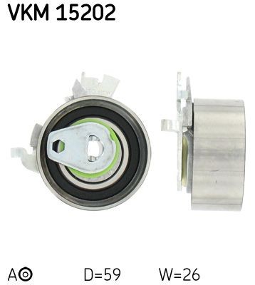 SKF VKM15202 Timing belt tensioner pulley 09158004